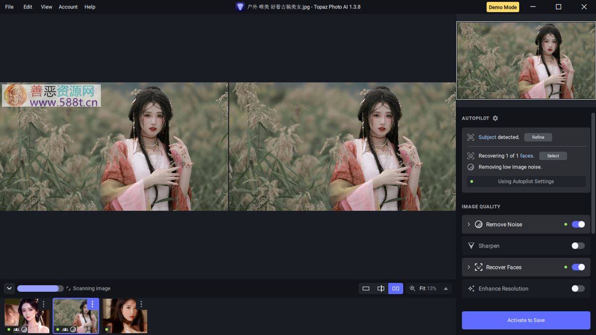 Topaz Photo AI(图片降噪软件) v3.1.1绿色破解完整版 第1张