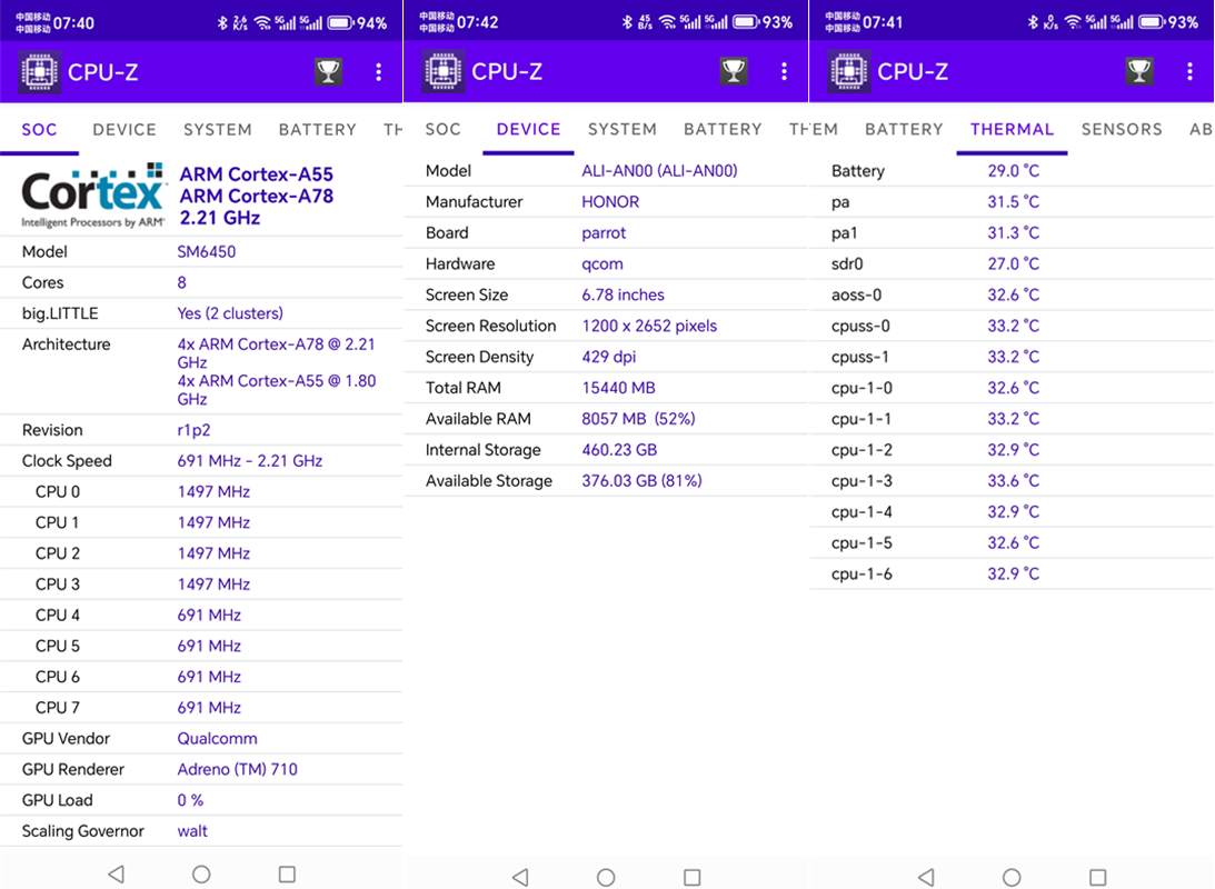 安卓CPU-Z PRO(手机CPU检测工具) v1.46 解锁付费高级版 第1张